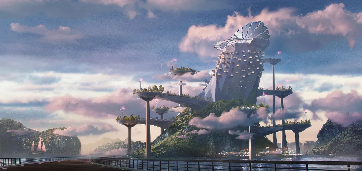 Solarpunk art